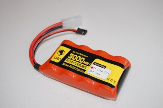 Liko 61-1010 Battery Pack 3000mah 4.8V NiMh - Tamiya and JR