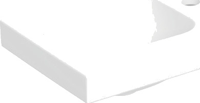 GEBERIT ICON LIGHT servant 380x280x130mm hh th m/overl t/møbel/