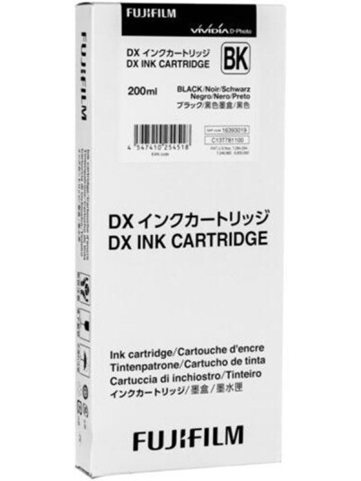 Fujifilm DX Ink Cartridge 200 ml black - Blekkpatron Svart Fujifilm DX Ink Cartridge 200 ml black - Blekkpatron Svart