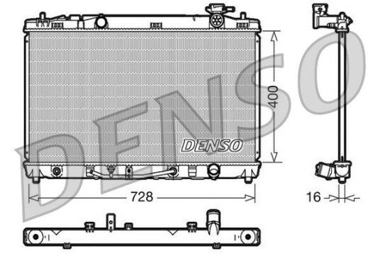 Radiator DENSO DRM50041 Radiator DENSO DRM50041