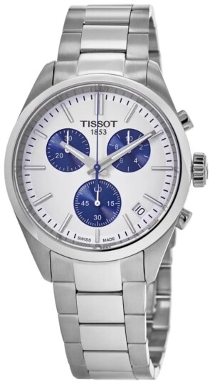 Tissot Herreklokke T150.417.11.011.00 PR 100 Hvit/Stål Ø40 mm