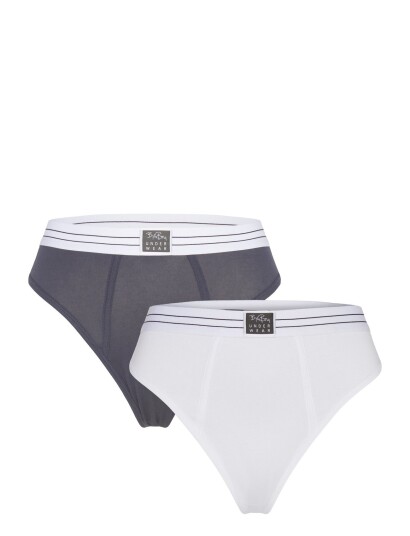 Björn Borg Original Highwaist Brief 2P White XS Björn Borg Original Highwaist Brief 2P White XS
