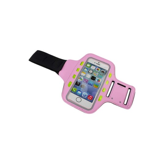 LED Sportsarmbånd for smarttelefon   Rosa