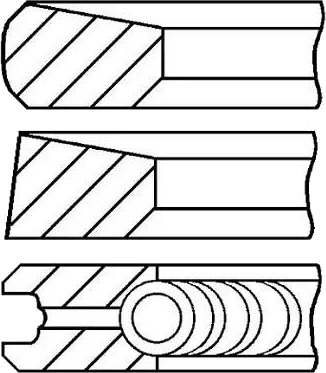 Stempelringsett GOETZE ENGINE 08-287100-00