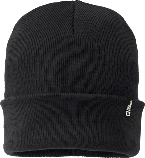 Jack Wolfskin Rib Beanie Black OneSize Jack Wolfskin Rib Beanie Black OneSize