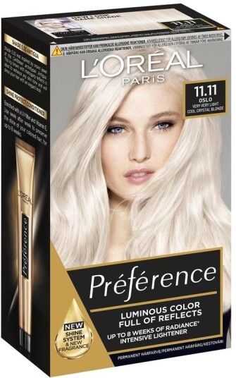 L'Oréal Paris Préférence Hårfarge – 1 Stk. 11.11 Oslo L'Oréal Preference Hårpleie Hårfarge & Tilbehør Hårfarge