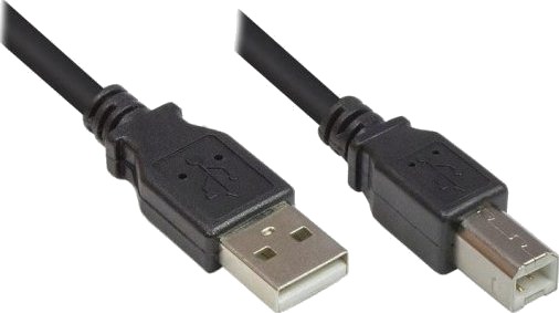 Usb-Kabel Montis Usb-A Til Usb-B 1,8 M Sort Mt050 Usb-Kabel Montis Usb-A Til Usb-B 1,8 M Sort Mt050