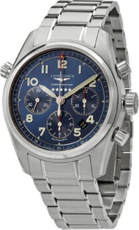 Longines Herreklokke L3.820.4.93.6 Spirit Blå/Stål Ø42 mm Longines Herreklokke L3.820.4.93.6 Spirit Blå/Stål Ø42 mm