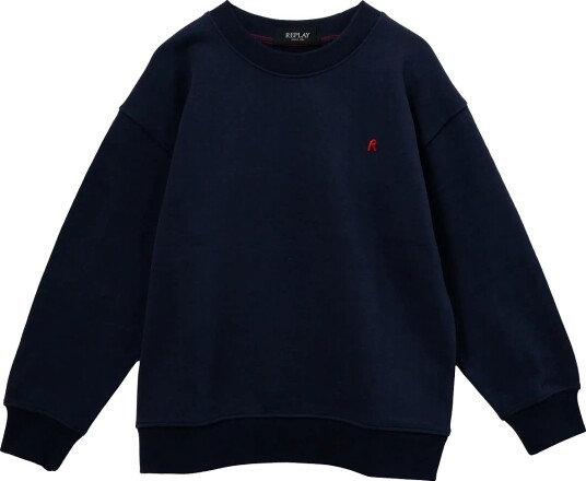 Replay Over   Fleece Jumper   Navy   10 A