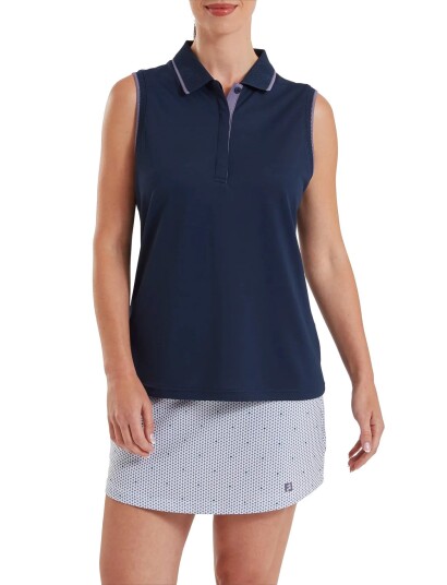 FootJoy Sleeveless Polo Navy S FootJoy Sleeveless Polo Navy S