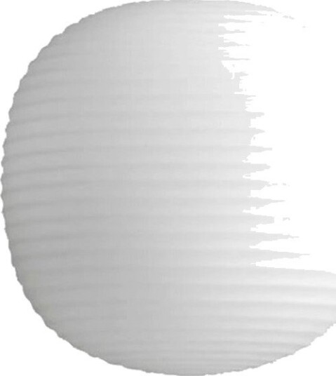 Lantern Floor/Globe Skjerm Medium Ø30 White Opal - New Works - Glass