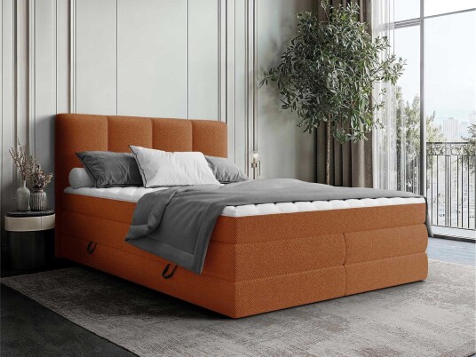 Pinta Oppbevaringsseng 180x200 cm Oransje
