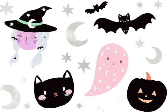20 stk Midlertidige Tatoveringer med Halloween Tema