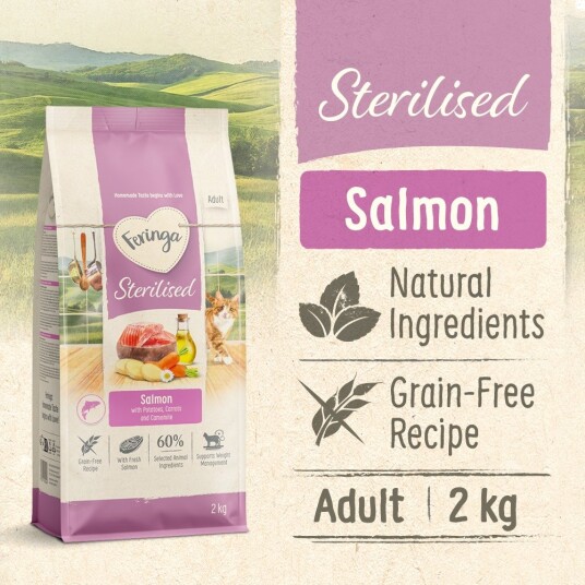 Feringa Tørrfôr Adult Sterilised Laks 2 kg