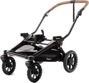 Emmaljunga Double Sento understell – Outdoor (2027), black