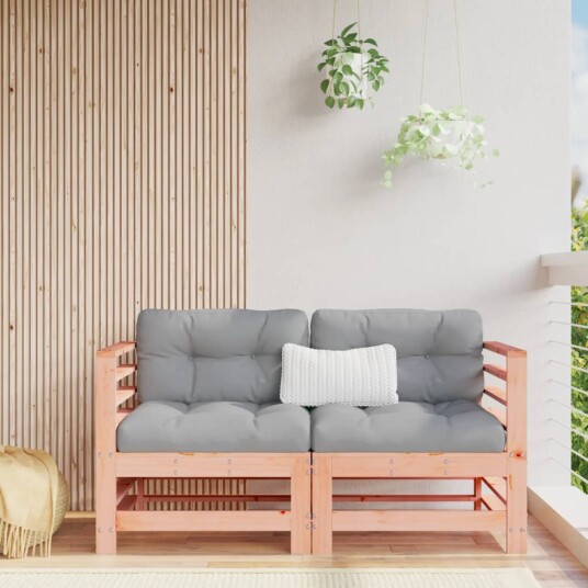  Utendørs hjørnesofaer 2 stk heltre douglasgran 825637