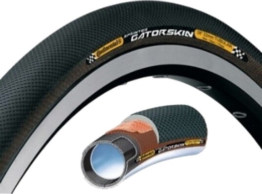 Continental Sprinter Gatorskin 25mm-622mm Tubular Dekk Continental Sprinter Gatorskin 25mm-622mm Tubular Dekk