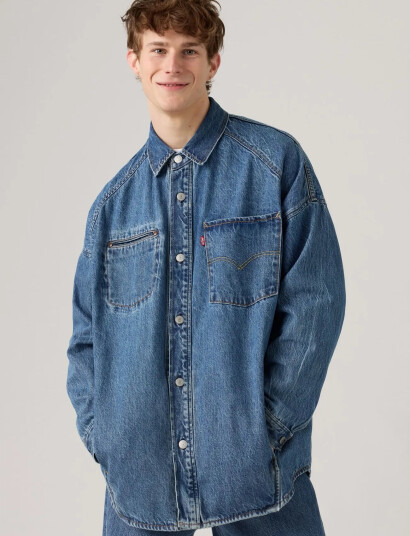 Levi"s® Levis Twist Shacket Lets Do Th - Blue - S
