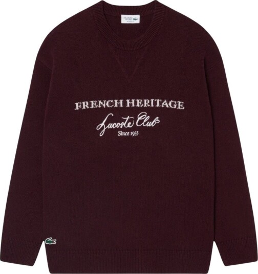 Lacoste Herre Strikkevarer Brun XL,