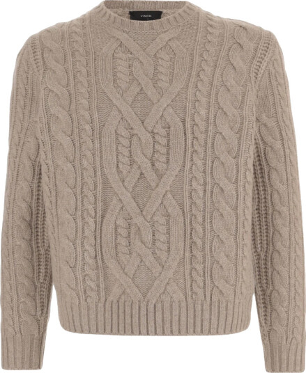Vince Herre Strikkevarer Beige 2XL,