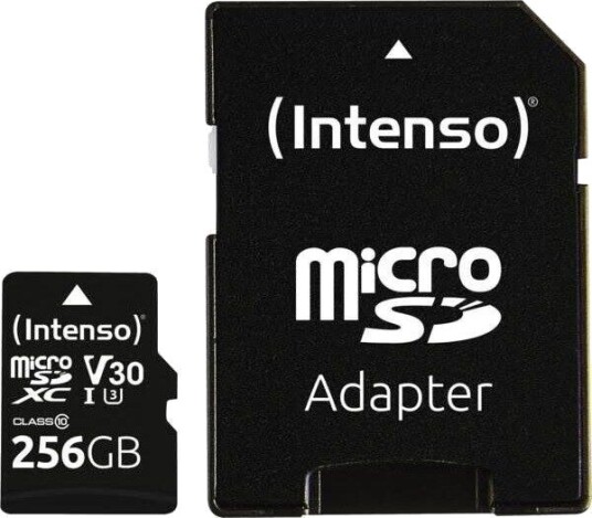 Intenso microSD UHS-I Professionel - 100MB/s - 256GB