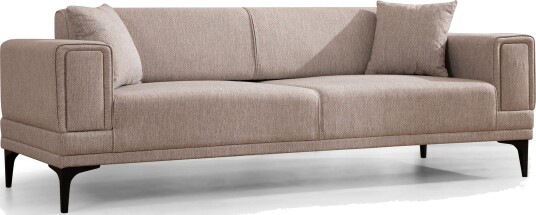Naoko 3 seter Sovesofa Lysebrun
