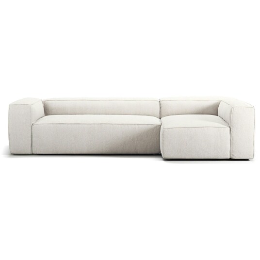 Decotique Grand 4 Seter Sofa Divan Høyre Steam White
