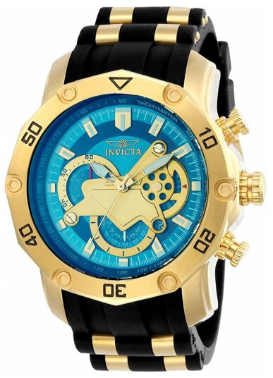 Invicta Herreklokke 23426 Pro Diver Blå/Gulltonet stål Ø50 mm Invicta Herreklokke 23426 Pro Diver Blå/Gulltonet stål Ø50 mm