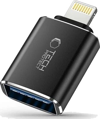 Tech Protect UltraBoost Lightning USB A Adapter svart Tech Protect UltraBoost Lightning USB A Adapter svart
