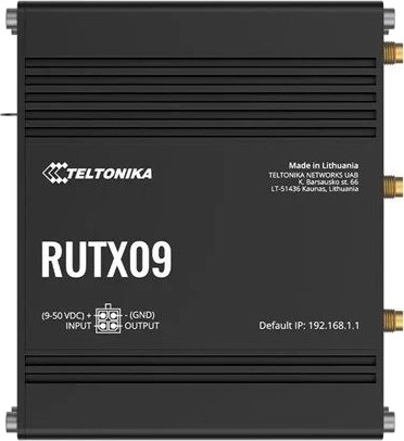 Teltonika RUTX09 4G-ruter 3G/4G WWAN RUTX09220000 Teltonika RUTX09 4G-ruter 3G/4G WWAN RUTX09220000