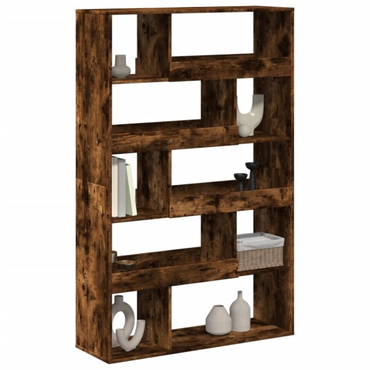 Romdeler røkt eik 100x33x156,5 cm konstruert tre Romdeler røkt eik 100x33x156,5 cm konstruert tre