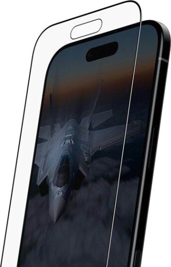PanzerGlass Stealth Skjermbeskytter til iPhone Air med Svart Ramme - Ultra-Wide Fit