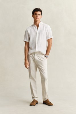 GANT Slim Smart Cot/Lyocell Pants   Beige   48