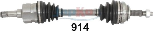 Drivaksel JAPKO 62914