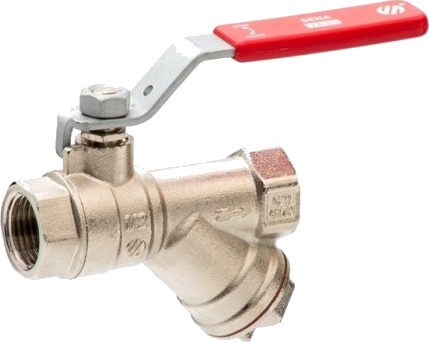 Arco Vannventil Kule Muffe M. Filter Standard Håndtak Pn 30 1/2" Sena 152303