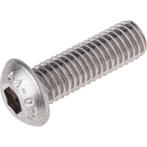 Schäfer & Peters 738014640 Insex skrue M6 K6S A4 ISO 7380 200-pakk M6 x 40 mm Innfesting