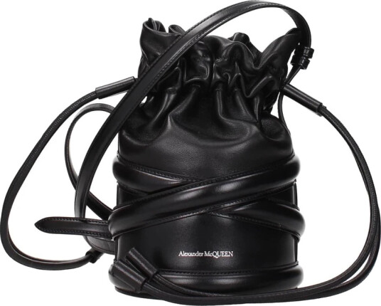 Alexander McQueen Dame Vesker Svart ONE SIZE, Alexander McQueen Dame Vesker Svart ONE SIZE,