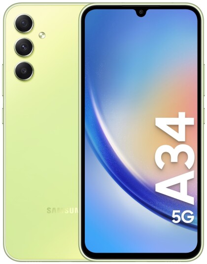 Samsung Galaxy A34 5G 128GB AMOLED Smarttelefon Grønn