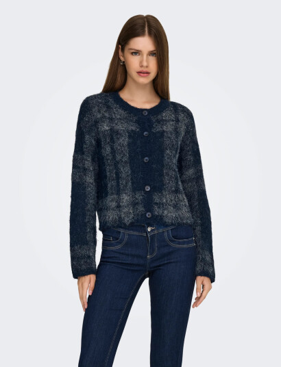ONLY Onlbeverly Life Ls Button Onec Cardi Knt - Black - XS ONLY Onlbeverly Life Ls Button Onec Cardi Knt - Black - XS