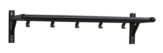Rowico Home Milford hattehylle Svart eik/svart metall 80 x 33 cm Svart