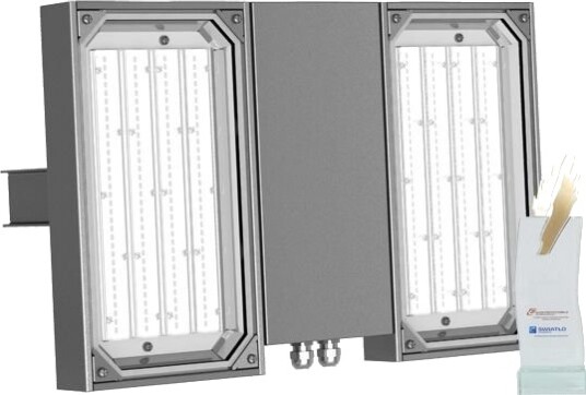 Atm Belysning Eksplosjonssikker Led 90W Exl380led 090 E8 642 X 386 Mm 31 380 09E800