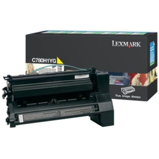 Lexmark C780H1YG Tonerkassett gul, 10.000 sider, høy kapasitet, return