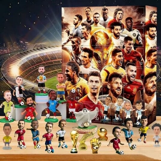 Adventskalender 2026 Fotball VM – Julekalender VM tema Nedtelling til jul   B