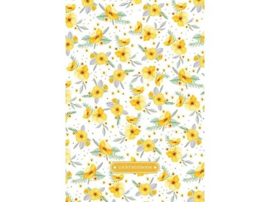 Fresh Decorative Notebook 143x210 96K Grille Flowers Fresh Decorative Notebook 143x210 96K Grille Flowers