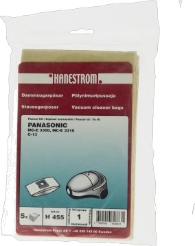 Haneström Støvsugerposer papir 5st. DU12179