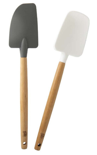 Nordic Ware  Slikkepott i silikon/boktre 2 stk