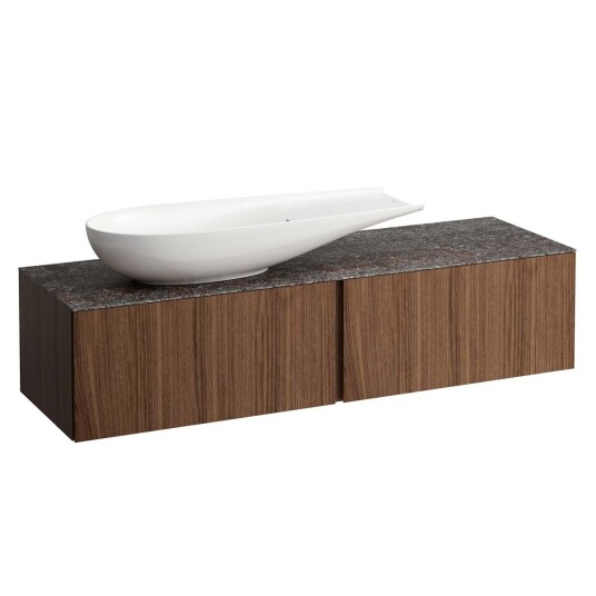 ILBAGNOALESSI Servantskap 1600 160x50 cm 2 skuffer Noce Canaletto
