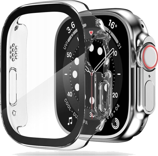 Tech Protect Defense360 Deksel til Apple Watch Ultra 12 49mm Gjennomsiktig