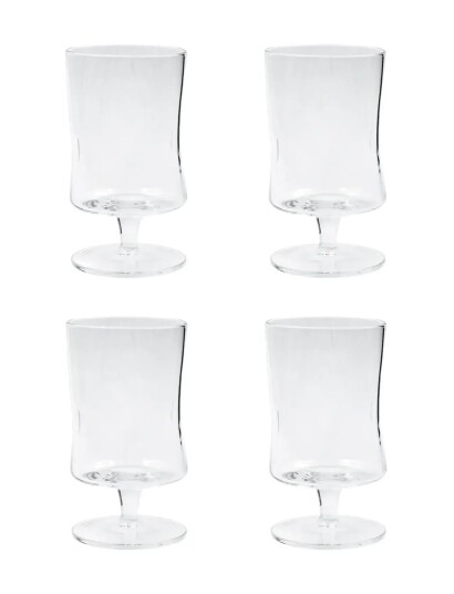 house doctor Wine Glass, Hdsand, Clear - Nude - ONE SIZE house doctor Wine Glass, Hdsand, Clear - Nude - ONE SIZE