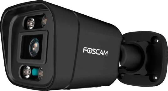 Foscam V8EP PoE Overvåkningskamera med Sirene 4K Sort Foscam V8EP PoE Overvåkningskamera med Sirene 4K Sort